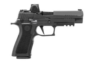 Sig P320 X Carry Pro 9mm pistol with Romeo-X, black.